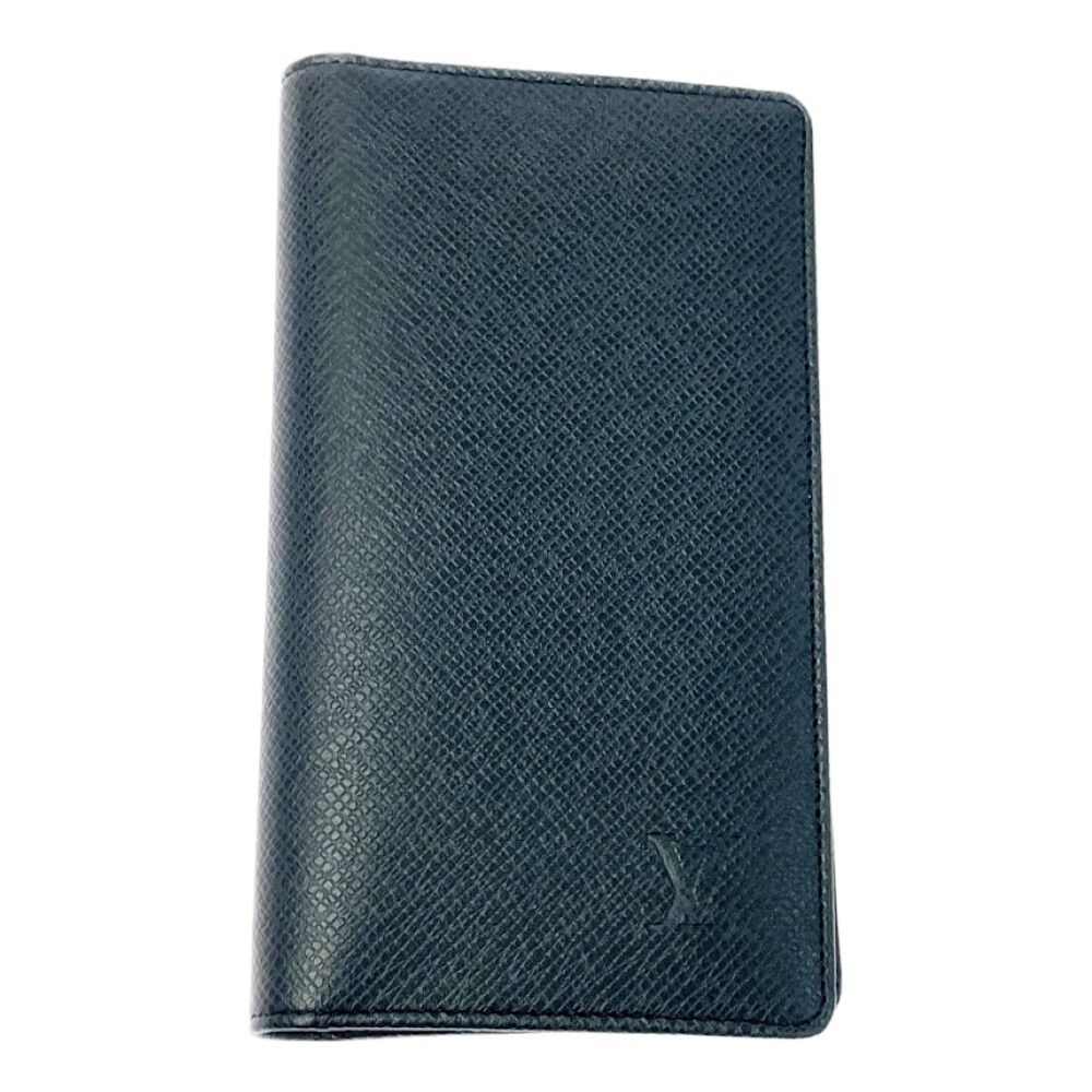 Louis Vuitton Taiga Agenda Poche Cover Black — view 2