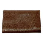 Chanel Matte Caviar Leather CC Logo Key Case Brown Key Holder — view 5