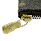 Louis Vuitton Monogram Pochette Cles Coin Purse Brown — view 8