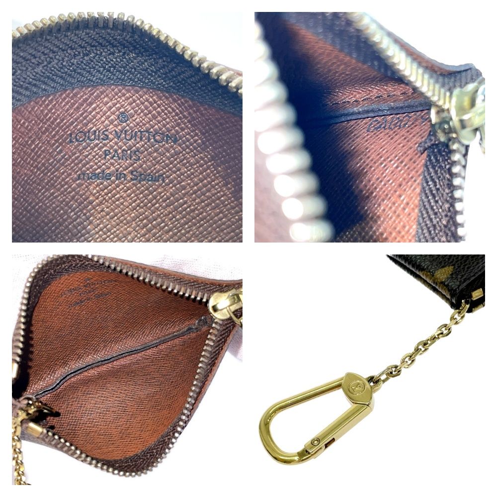 Louis Vuitton Monogram Pochette Cles Coin Purse Brown — view 7