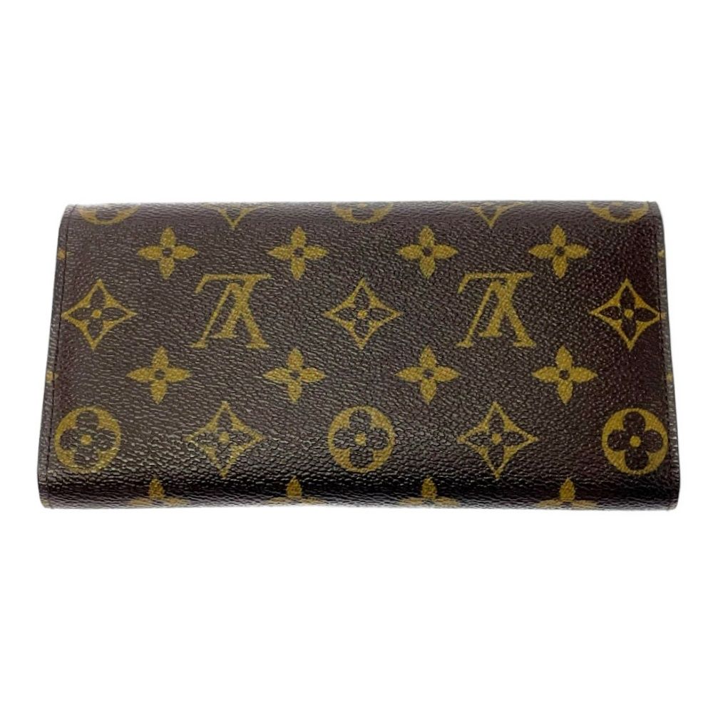 Louis Vuitton Monogram Pochette Porte Monnaie Credit Brown — view 4