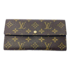 Louis Vuitton Monogram Pochette Porte Monnaie Credit Brown