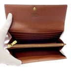 Louis Vuitton Monogram Pochette Porte Monnaie Credit Brown — view 6
