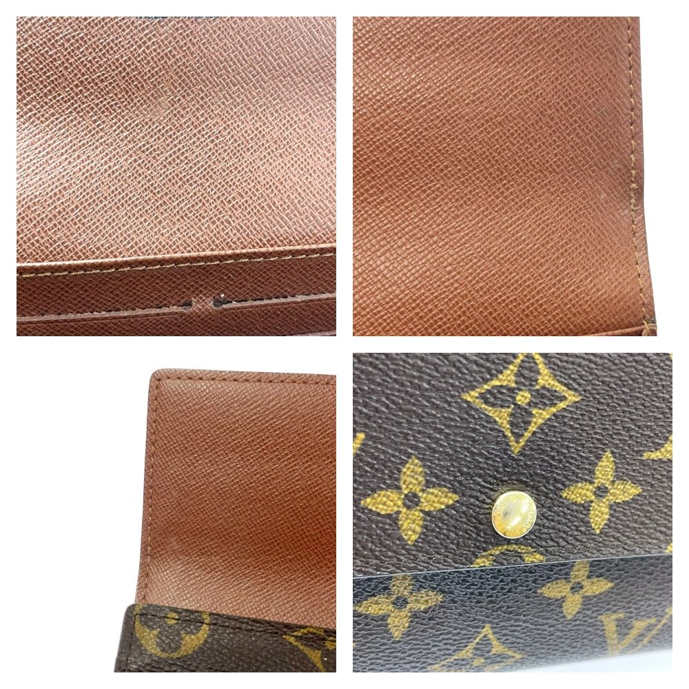 Louis Vuitton Monogram Pochette Porte Monnaie Credit Brown — view 8