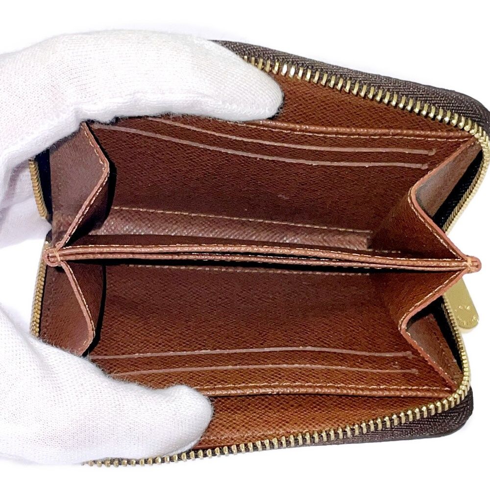 Louis Vuitton Monogram Zippy Coin Purse Brown — view 6
