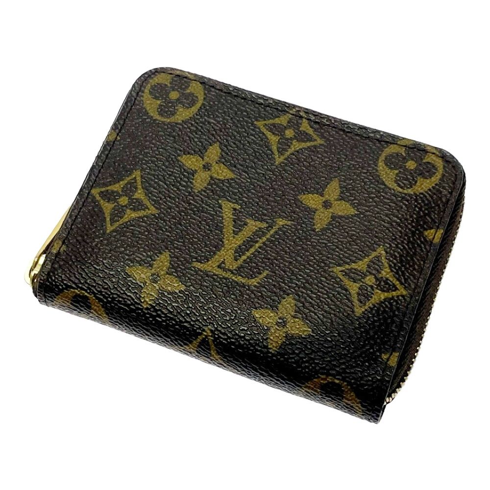 Louis Vuitton Monogram Zippy Coin Purse Brown — view 3