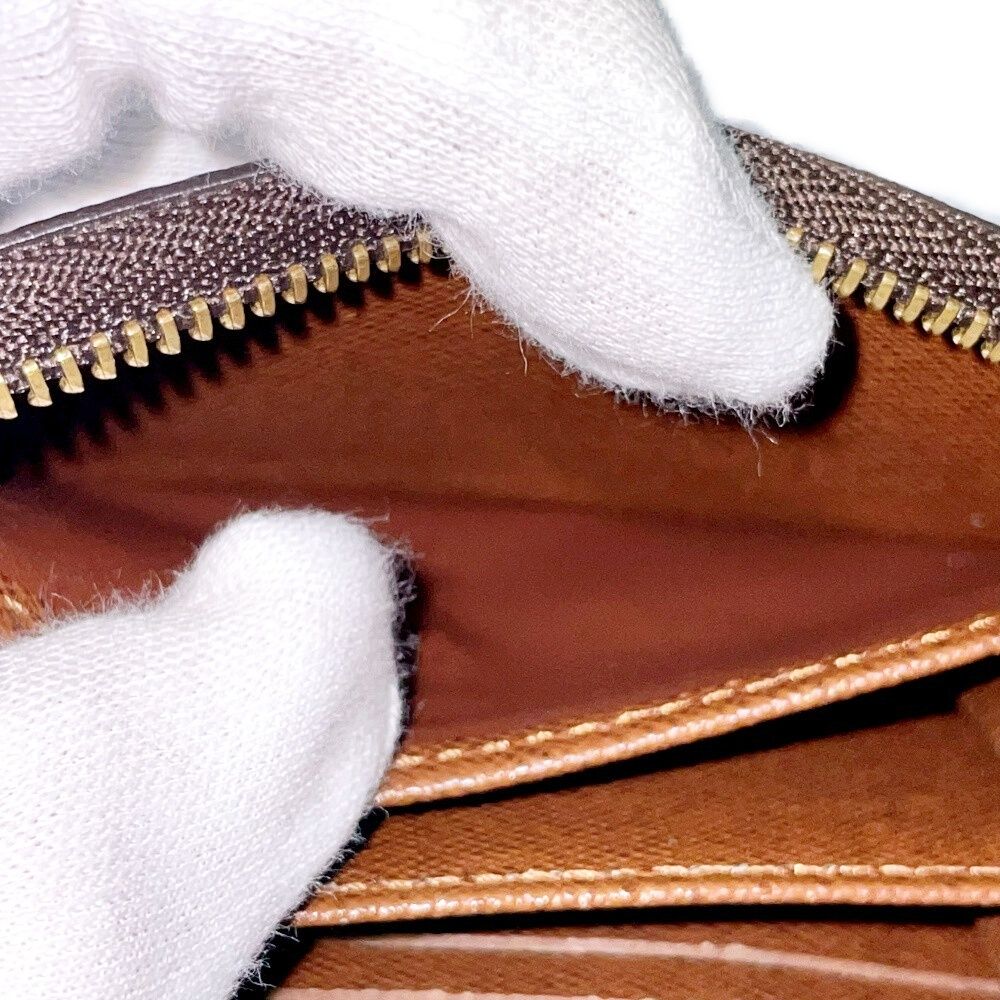 Louis Vuitton Monogram Zippy Coin Purse Brown — view 7