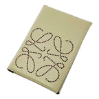 Loewe Leather Anagram Card Case Beige — view 4