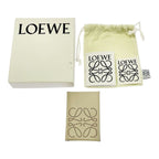 Loewe Leather Anagram Card Case Beige