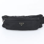 Prada Tessuto Nylon Triangle Logo Belt Bag Crossbody Body Waist Pouch — view 2