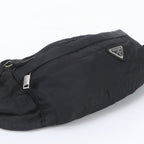Prada Tessuto Nylon Triangle Logo Belt Bag Crossbody Body Waist Pouch — view 5
