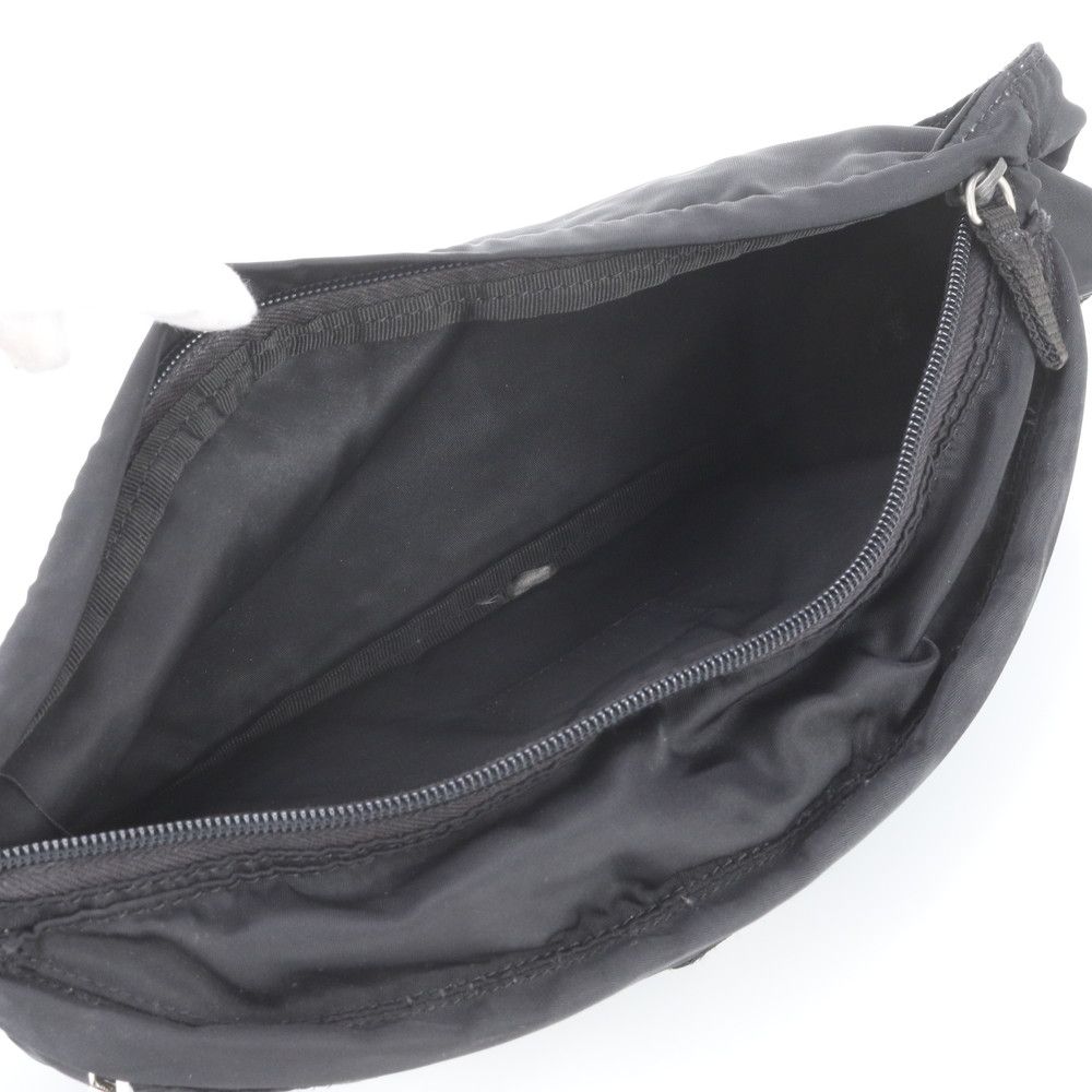 Prada Tessuto Nylon Triangle Logo Belt Bag Crossbody Body Waist Pouch — view 7