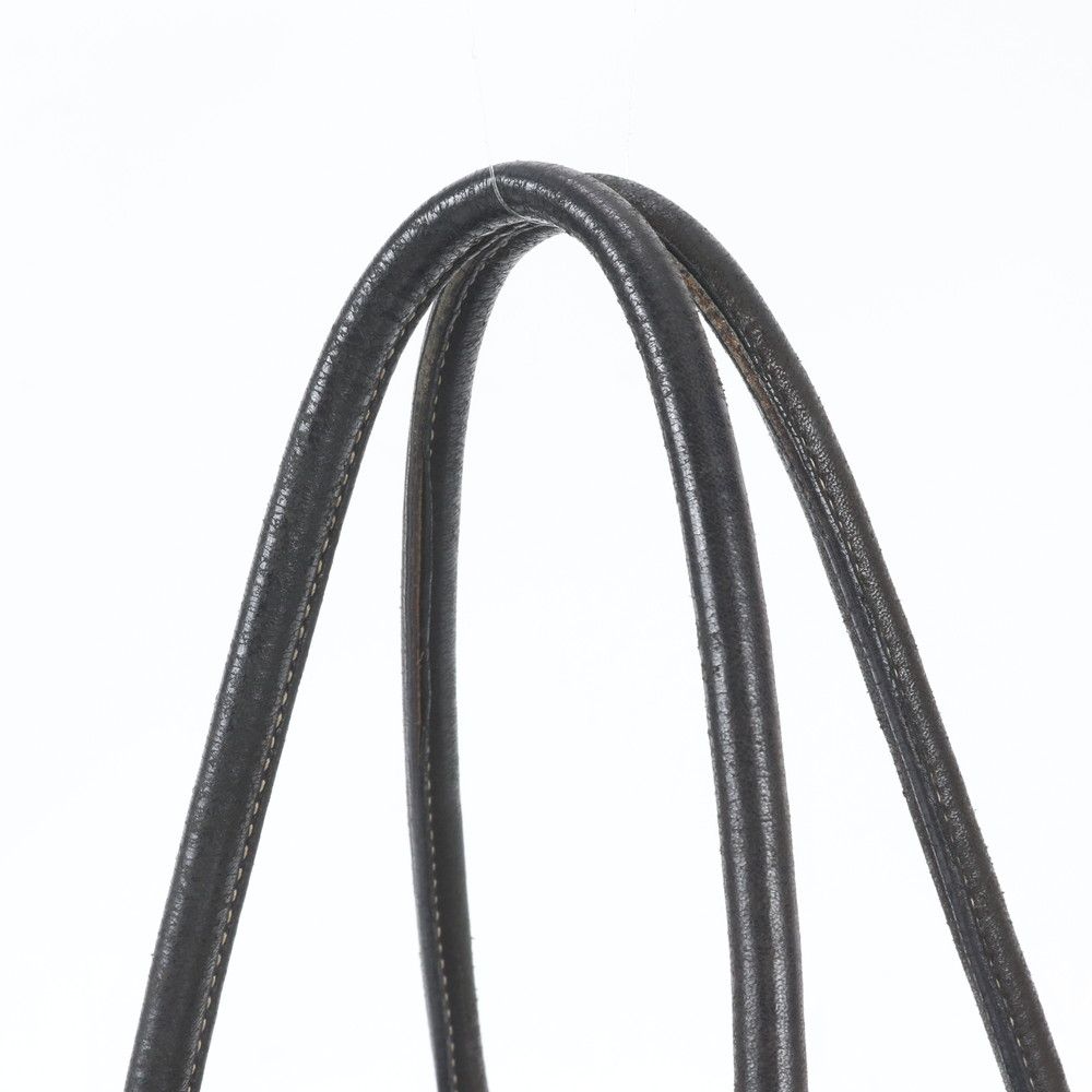 Prada Tessuto Nylon Leather Tote Bag Shoulder Business Document Black — view 2