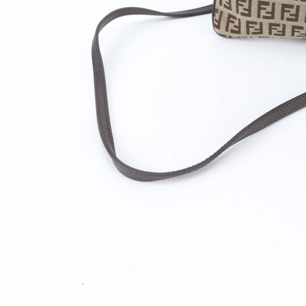 Fendi Zucchino Leather Shoulder Bag — view 2
