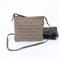 Fendi Zucchino Leather Shoulder Bag