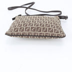 Fendi Zucchino Leather Shoulder Bag — view 6