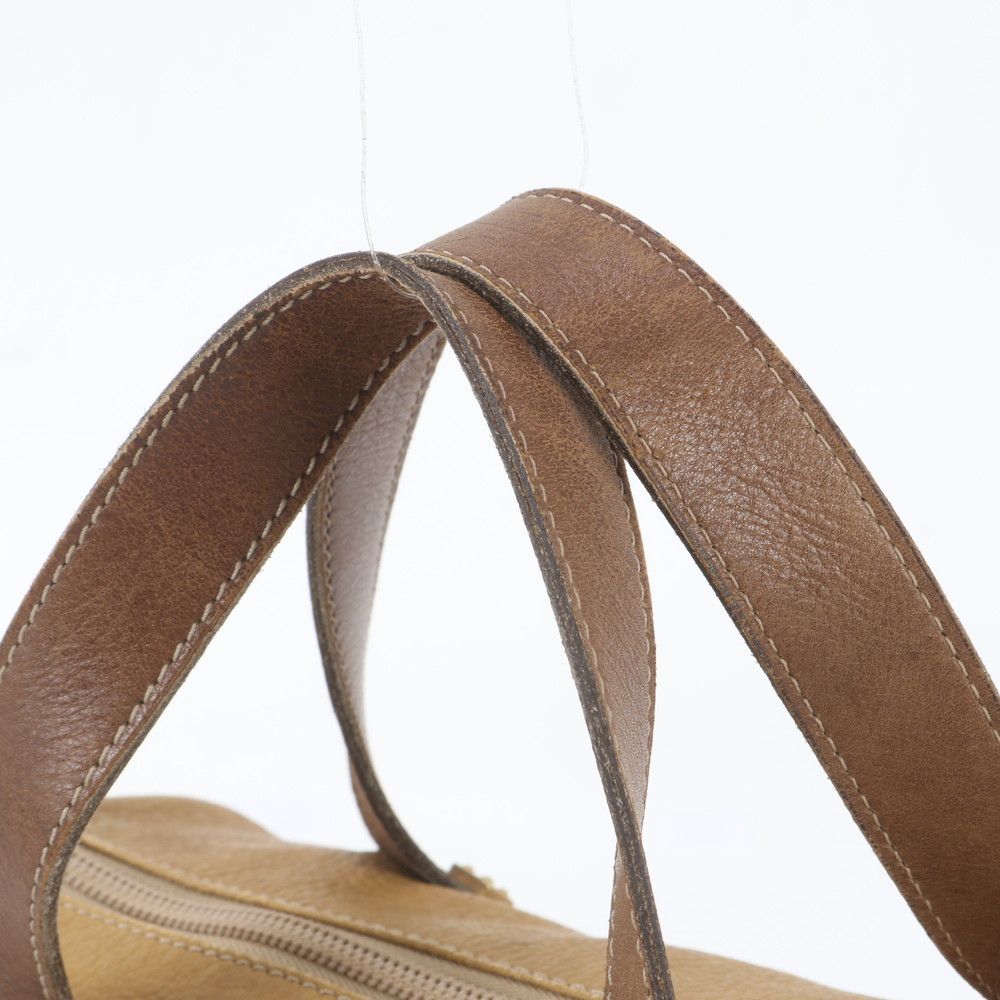 Loewe Anagram Mini Boston Leather Handbag Tote — view 2