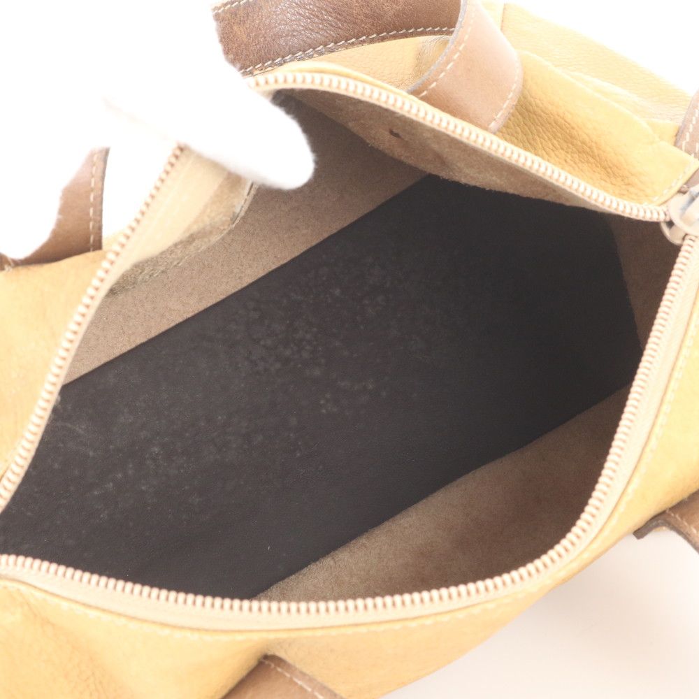 Loewe Anagram Mini Boston Leather Handbag Tote — view 7