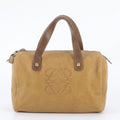 Loewe Anagram Mini Boston Leather Handbag Tote