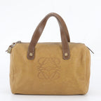 Loewe Anagram Mini Boston Leather Handbag Tote