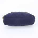 Prada Tessuto Nylon Quilted Triangle Logo Chain Shoulder Bag — view 7