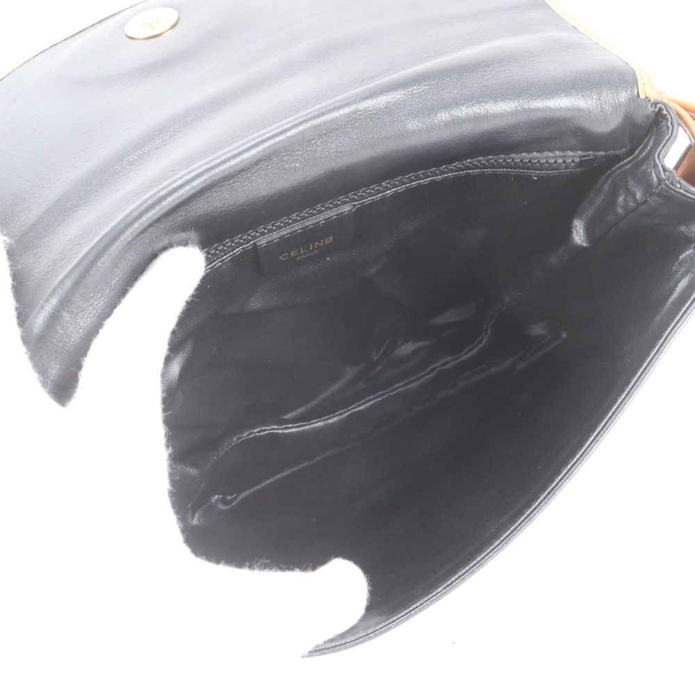 Celine Triomphe Leather Shoulder Bag — view 7