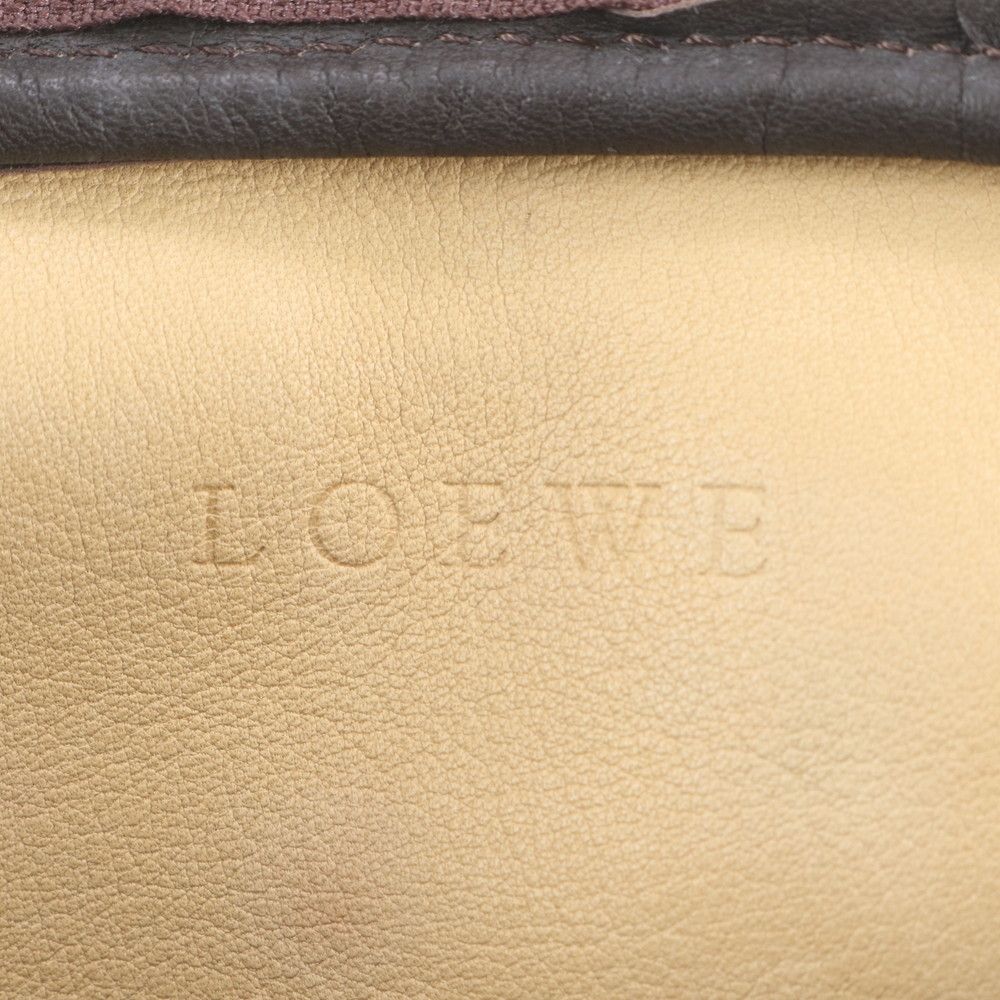 Loewe Anagram Leather Shoulder Bag Crossbody Hand — view 8