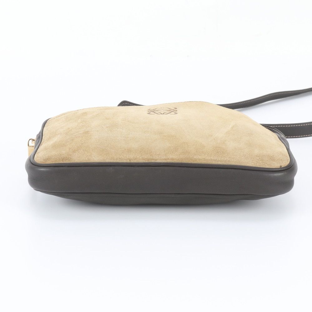 Loewe Anagram Leather Shoulder Bag Crossbody Hand — view 6