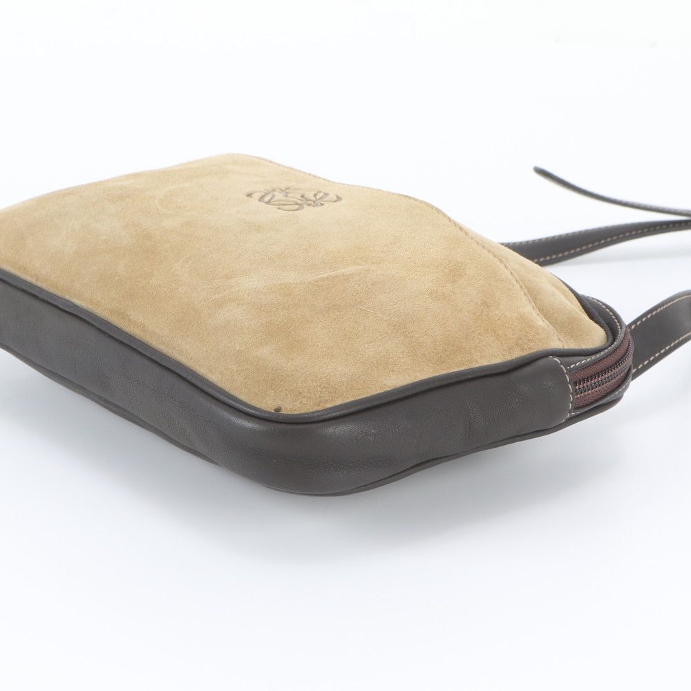 Loewe Anagram Leather Shoulder Bag Crossbody Hand — view 4