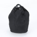 Prada Tessuto Nylon Triangle Logo Drawstring Shoulder Bag Crossbody Hand — view 3