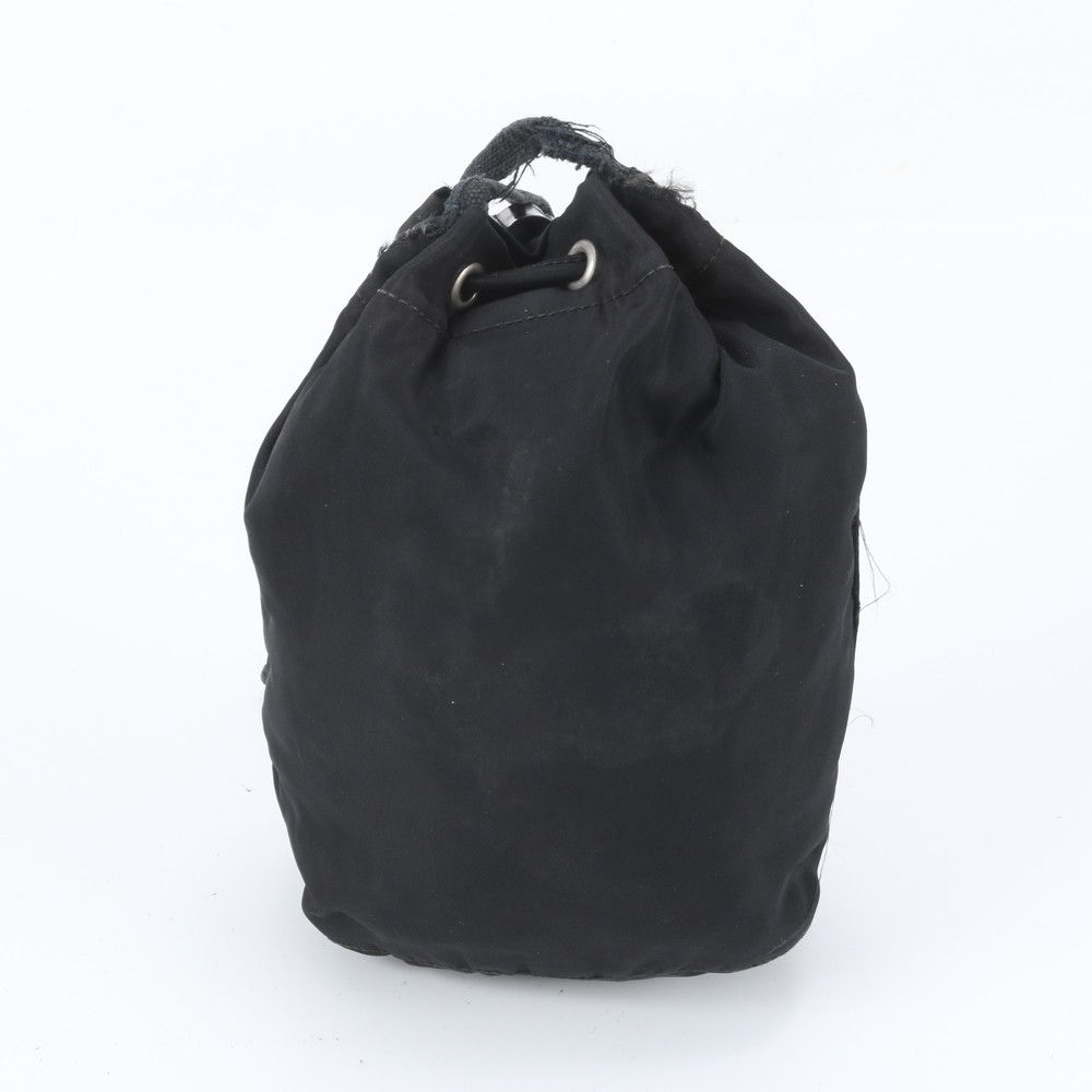 Prada Tessuto Nylon Triangle Logo Drawstring Shoulder Bag Crossbody Hand — view 3