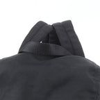 Prada Tessuto Nylon Triangle Logo Leather Backpack Business — view 2