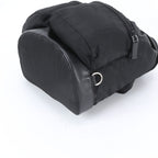 Prada Tessuto Nylon Triangle Logo Leather Backpack Business — view 5
