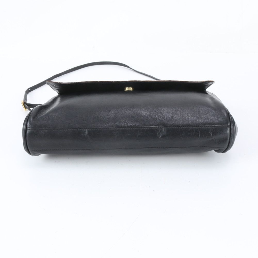 Loewe Vintage Crocodile Leather 2-Way Shoulder Bag Crossbody Clutch — view 6