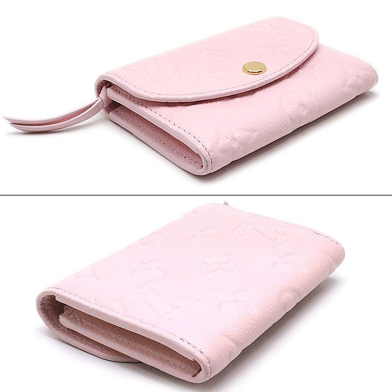 Louis Vuitton Porte Monnaie Rosalie Monogram Empreinte Pink — view 2