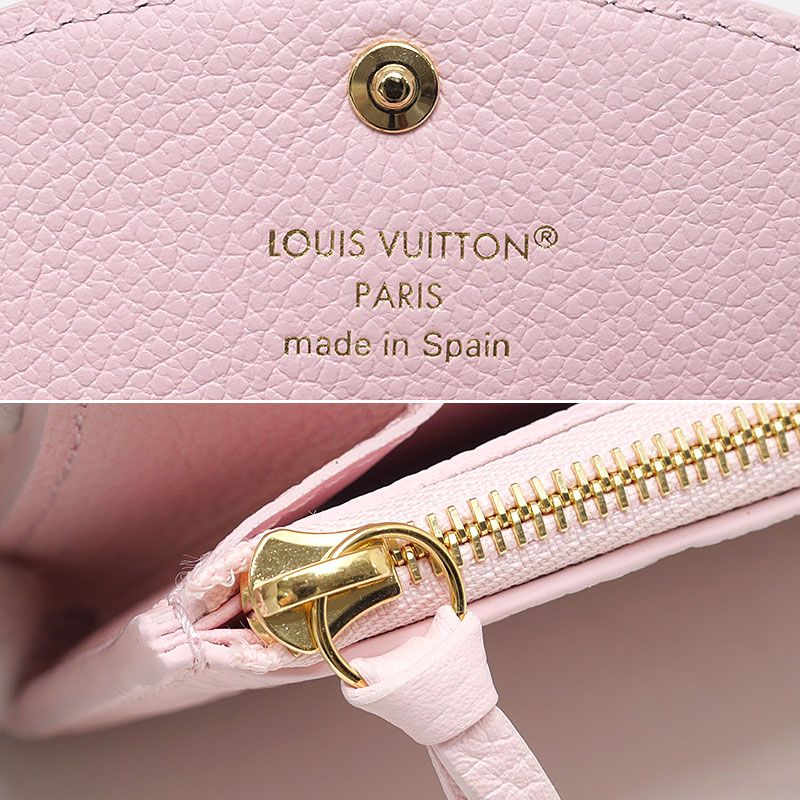 Louis Vuitton Porte Monnaie Rosalie Monogram Empreinte Pink — view 6