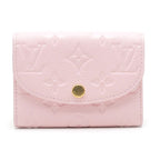 Louis Vuitton Porte Monnaie Rosalie Monogram Empreinte Pink