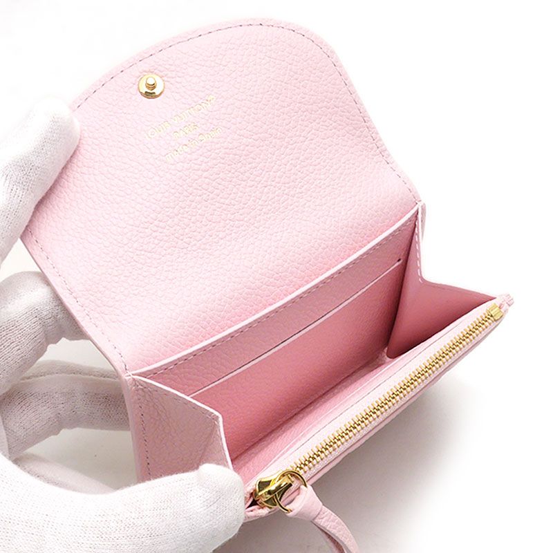 Louis Vuitton Porte Monnaie Rosalie Monogram Empreinte Pink — view 5