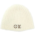 Louis Vuitton Beanie LV Cozy Cream Wool Knit Cap Hat