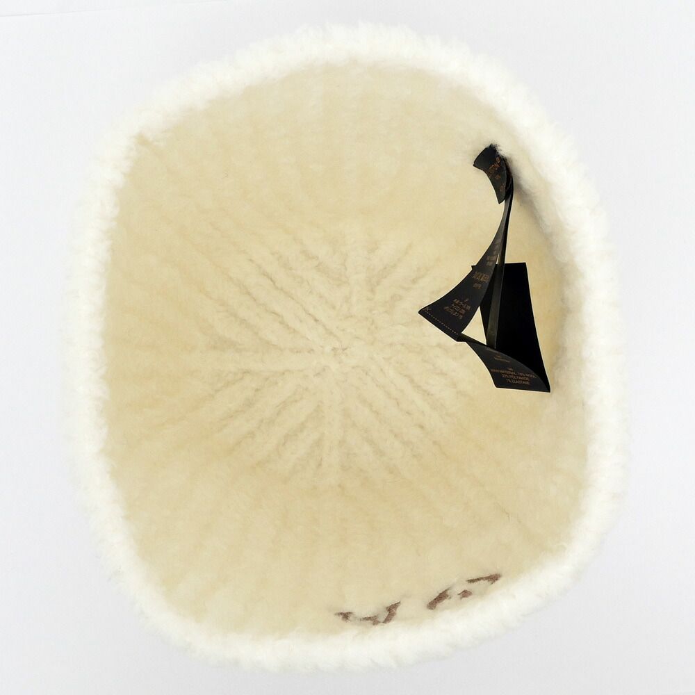 Louis Vuitton Beanie LV Cozy Cream Wool Knit Cap Hat — view 5