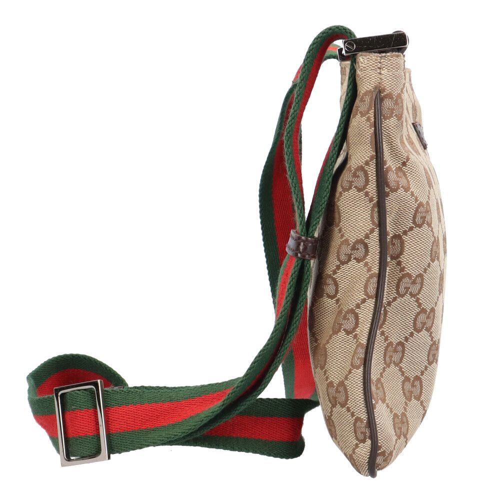 Gucci Sherry Line Shoulder Bag GG Canvas Beige — view 4
