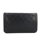 Chanel Quilted Shoulder Bag Lambskin Black — view 3