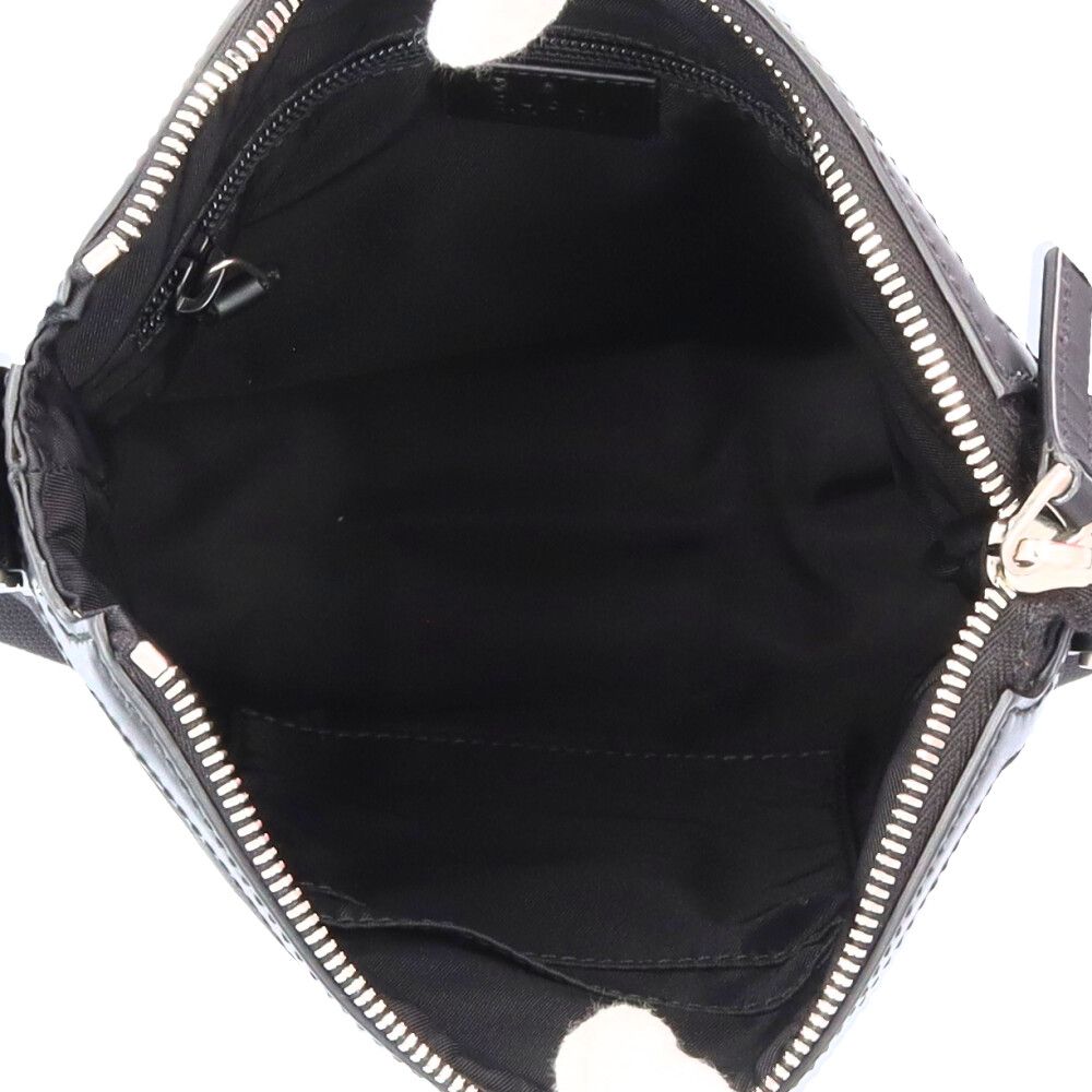 Gucci Sherry Line Shoulder Bag Canvas Black — view 7