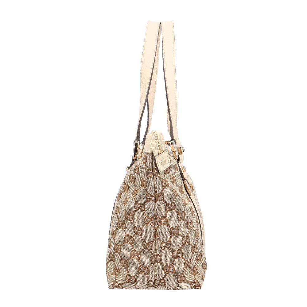 Gucci Abbey Tote Bag GG Canvas Beige — view 5