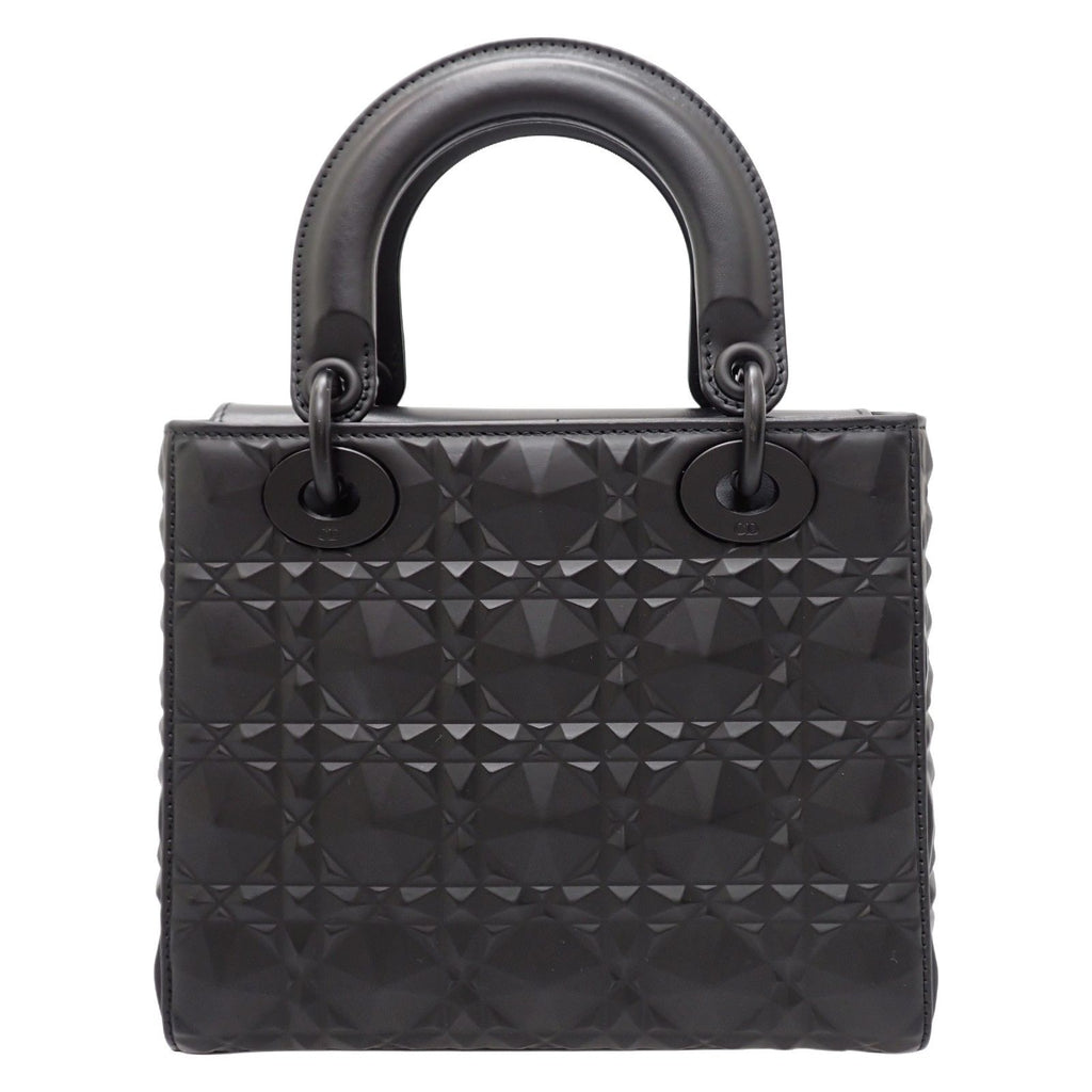 Dior Lady My Abcdior Bag Small 2-Way Bag Black — view 3