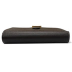 Hermes Bearn Compact Veau Madame Gold Bifold Wallet — view 4