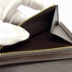 Hermes Bearn Compact Veau Madame Gold Bifold Wallet — view 7