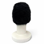 Chanel Vintage 02A Angora Rhinestone CC Logo Knit Cap 2 Hat — view 4
