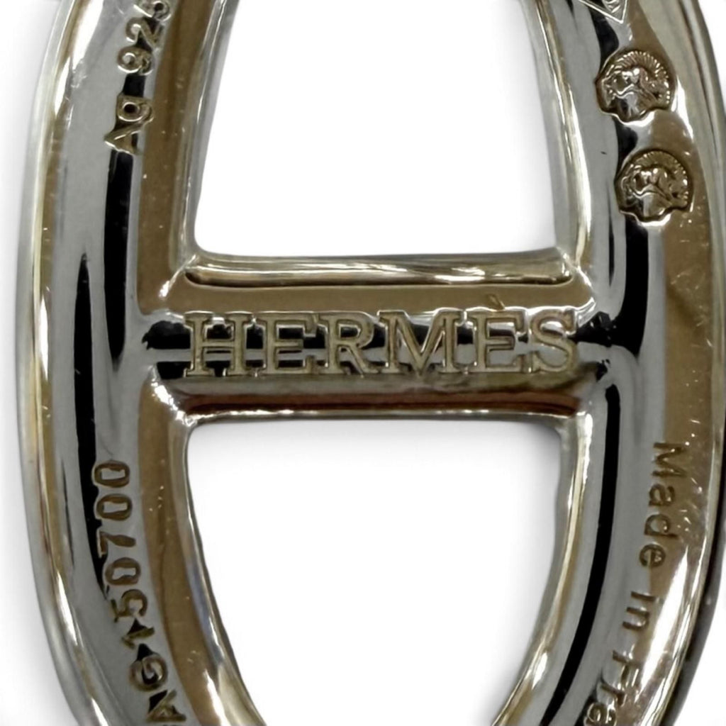 Hermes Chaine D'ancre Amulette Pendant Silver — view 6