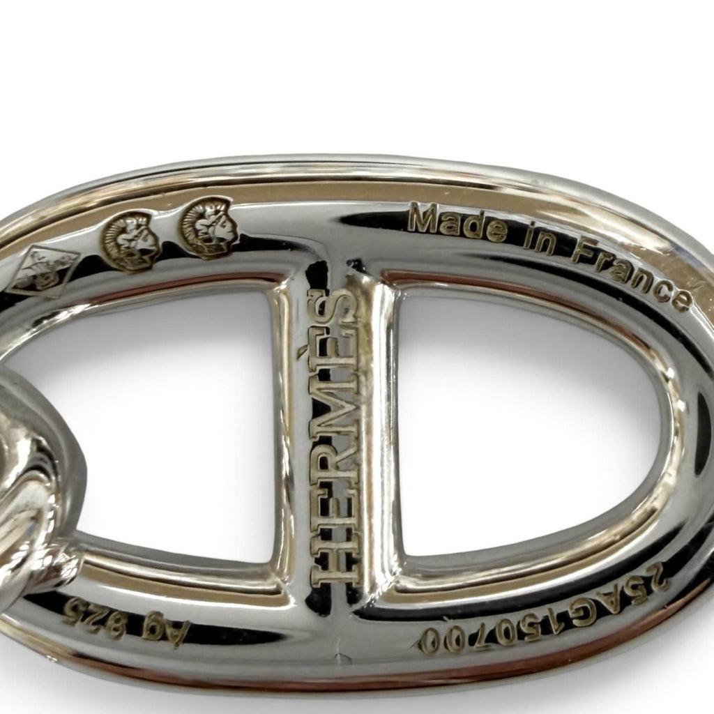 Hermes Chaine D'ancre Amulette Pendant Silver — view 7